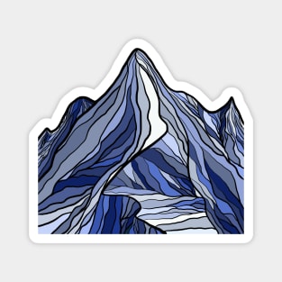 Abstract Mountain Magnet