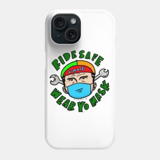 Ride Safe, Wear Yo Mask Fixed Gear Cycling Phone Case