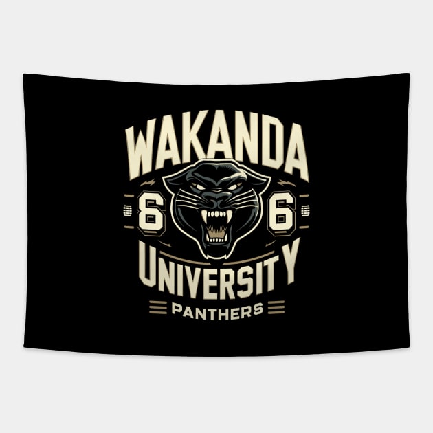 Wakanda University Tapestry by Woah_Jonny