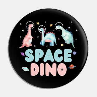 Dinosaurs in space Pin