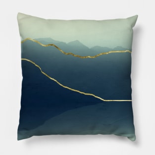 Gold Lined Alps Pillow