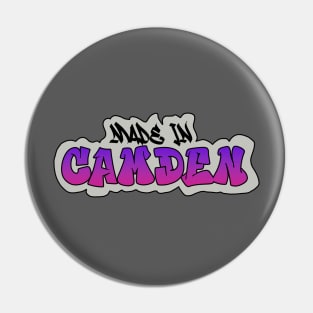 Made in Camden I Garffiti I Neon Colors I Purple Pin