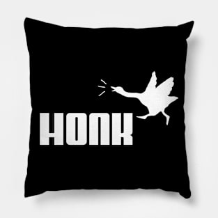 HONK! White Pillow