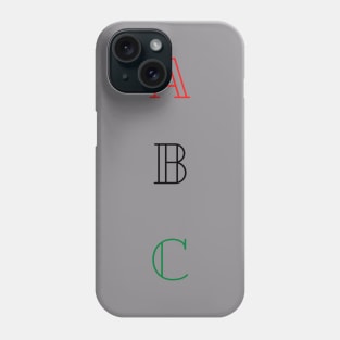 ABC Phone Case