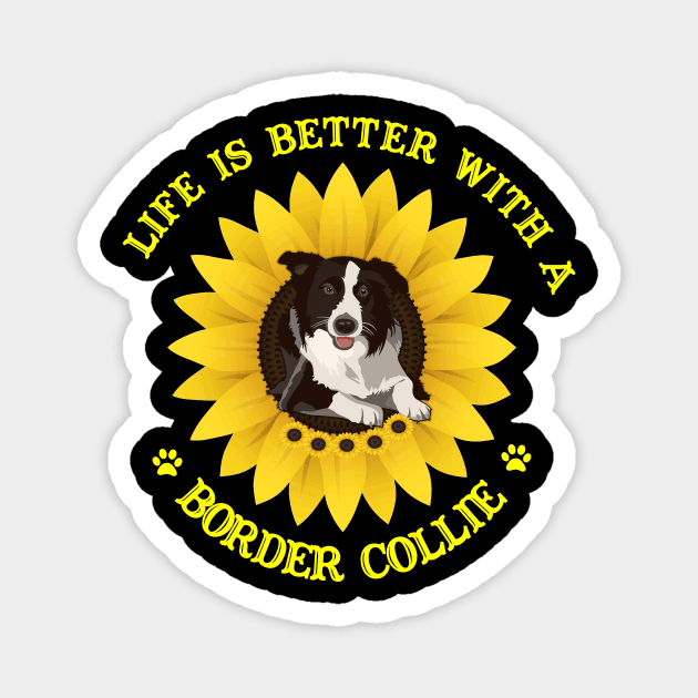 Border Collie Lovers Magnet by bienvaem