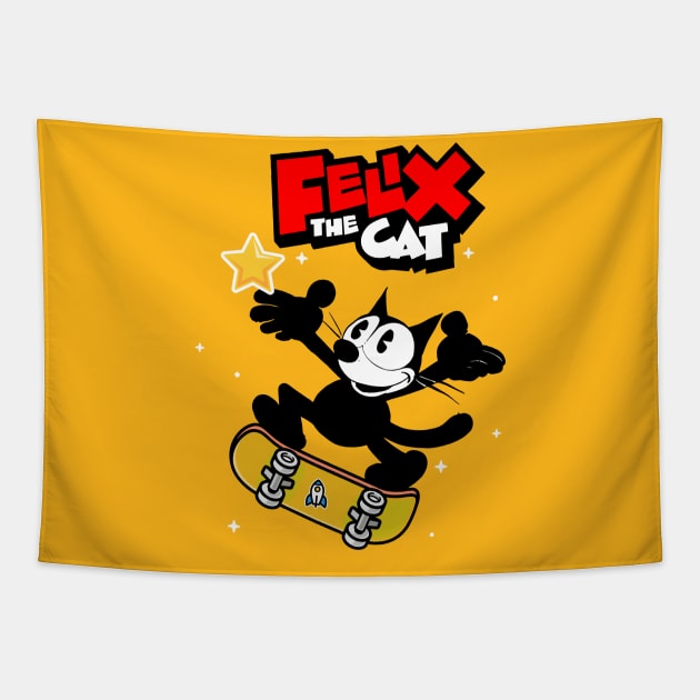 Felix the Cat Tapestry by Untildaystory