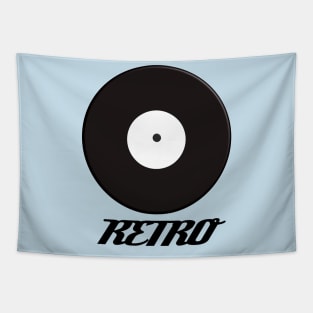 Retro Record Tapestry