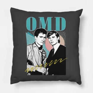 OMD \ Original Retro Tribute Design Pillow