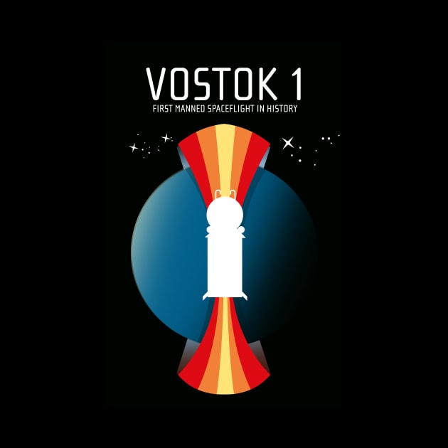 Vostok 1 Space art by nickemporium1