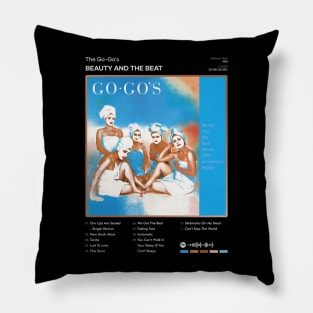 The Go-Go's - Beauty And The Beat Tracklist Album Pillow