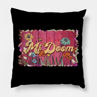 Classic Mf Personalized Flowers Doom Proud Name Pillow