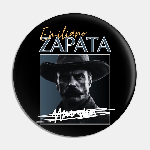 Emiliano zapata///original retro Pin by DetikWaktu