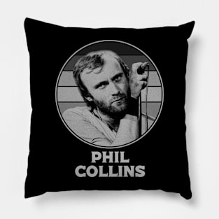 retro phil collins Pillow