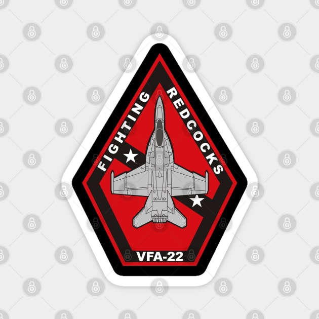 VFA-22 Fighting Redcocks - F/A-18 Magnet by MBK