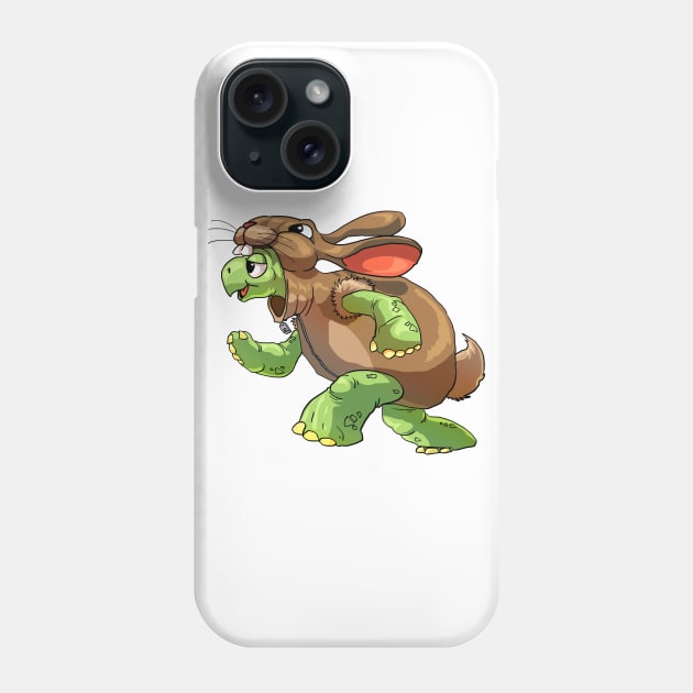 Tortoise in a Hare's Costume Phone Case by Rob Tyson