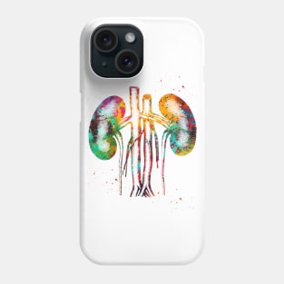 Kidneys anatomy Phone Case