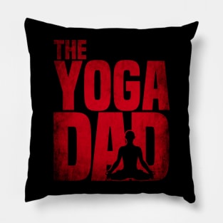 Mens Yoga Dad - Meditation Namaste Fathers Day Gift T Shirt Pillow