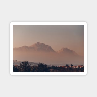 Italian Mountains Landscape Magnet