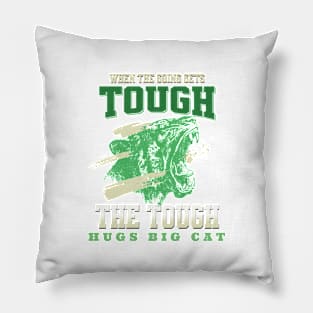 The Tough Hugs Cat Lion Nature Fun Good Vibes Free Spirit Pillow