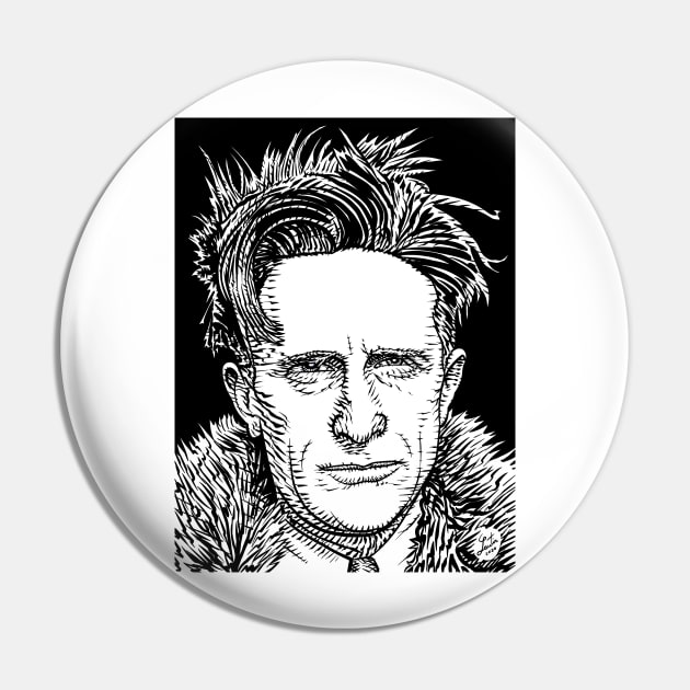 MARCEL DUCHAMP ink portrait Pin by lautir