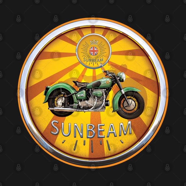 Sunbeam Motorcycles England by Midcenturydave