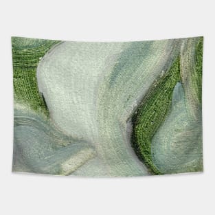 Abstract Oil Painting Mint Green 1c10 Tapestry