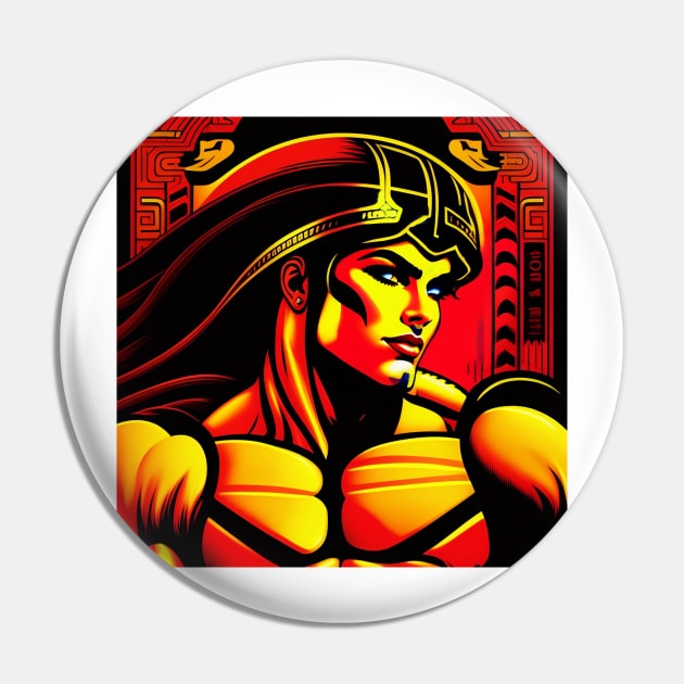 Spartan Strong Girl Pin by Zachariya420