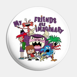 Imaginary Friends Cartoon Pin