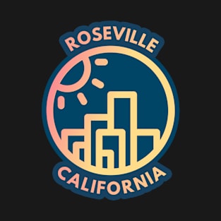 Roseville California badge T-Shirt