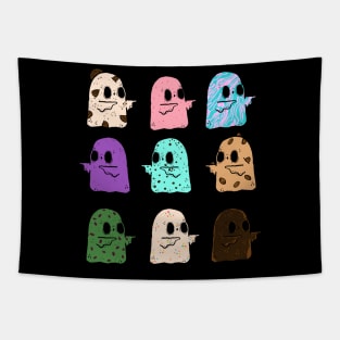 Ice Cream Ghosts Tapestry