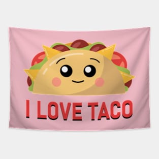 Delightful Taco Smiles - I Love Taco! Tapestry