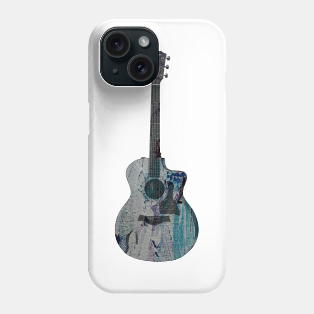 Colour Acoustic Guitar Phone Case by diystore