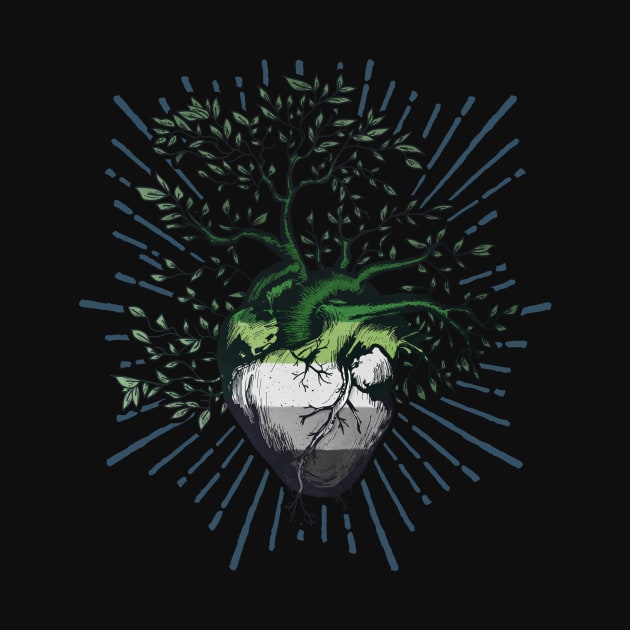 Aromantic Heart Tree of Life by Psitta