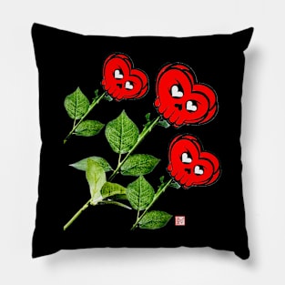 HeartSkulls™️ Roses Pillow