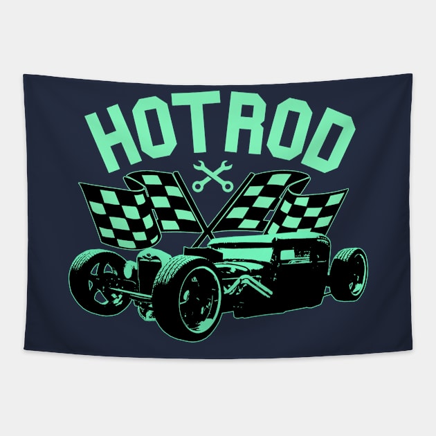 Hotrod Formula One Tapestry by Socity Shop