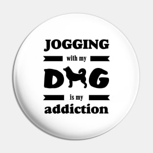 Jogging with my dog. Pin