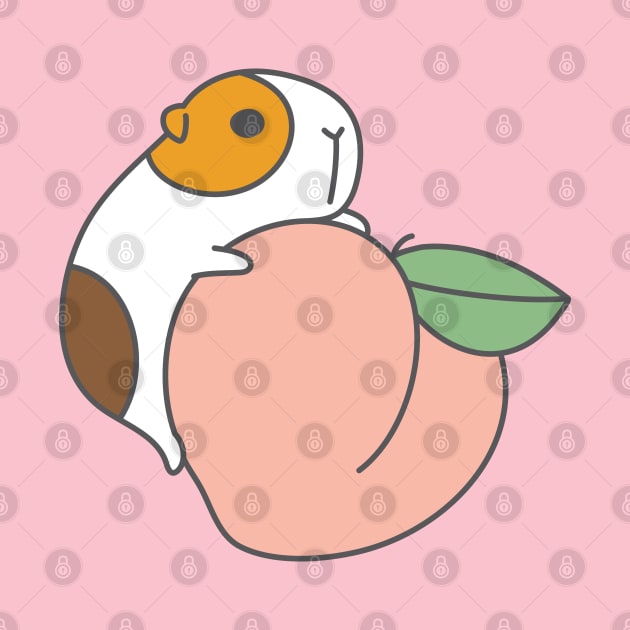 Guinea pig and Peach by Noristudio