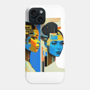 Klimt's Futuristic Vision Phone Case