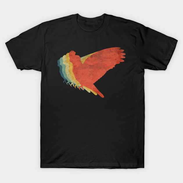 Discover Parrot Retro Vintage Color - Parrot - T-Shirt