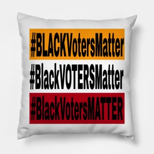 Black Voters Matter - Multicolored - Front Pillow