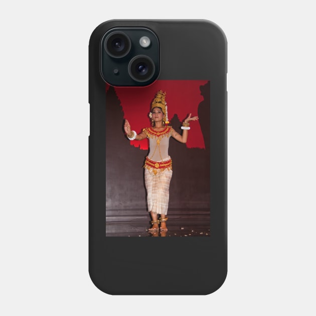 Cambodia. Siem Reap. Portrait of another Dancer. Phone Case by vadim19