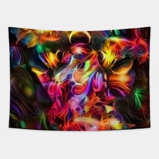 Colorful Fish Tapestry