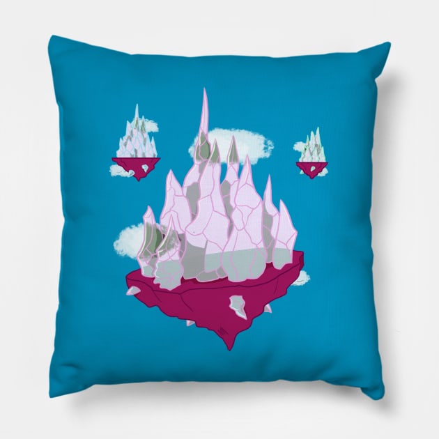 Crystal Cities in the Sky Pillow by StarKillerTheDreaded