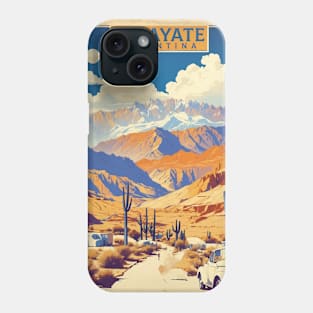 Cafayate Argentina Vintage Tourism Poster Phone Case