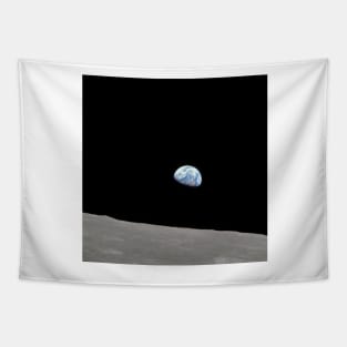 Earthrise over Moon, Apollo 8 (S380/0337) Tapestry