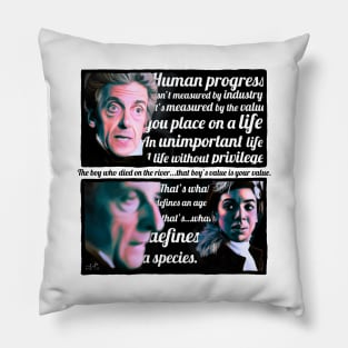 Human Progress Pillow