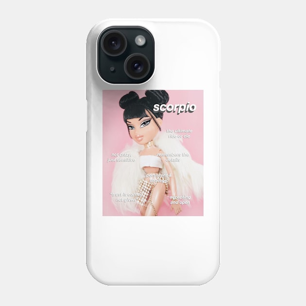 Scorpio bratz Phone Case by ematzzz