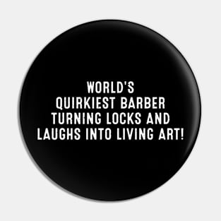 World's Quirkiest Barber Turning Locks and Laughs into Living Art! Pin