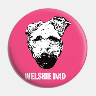 Welsh Terrier Dad Pin