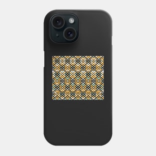 Abstract geometric pattern - bronze. Phone Case